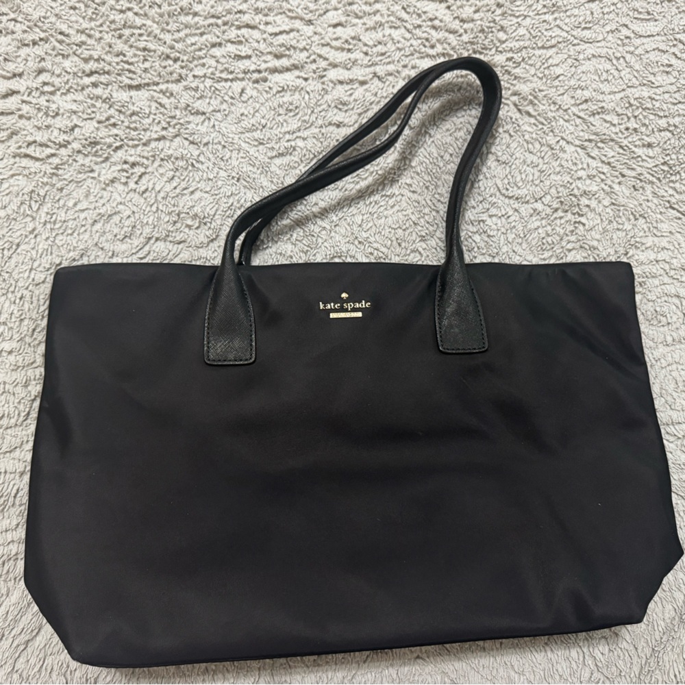 Kate Spade Black Nylon Tote